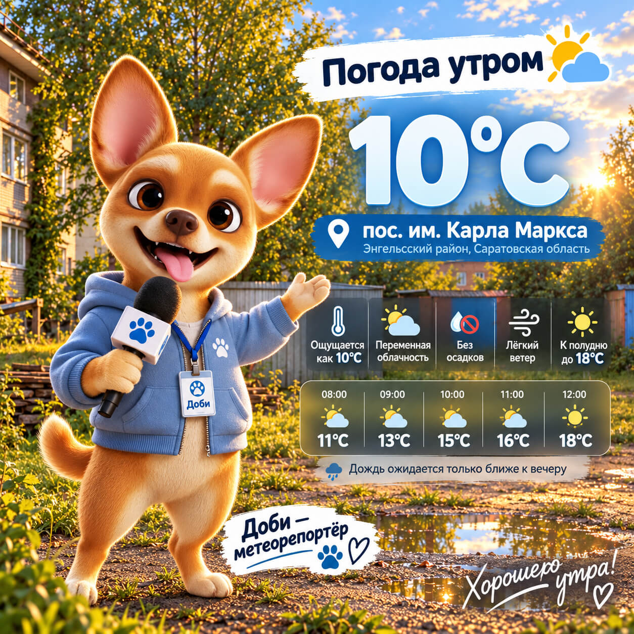 Погода с Доби