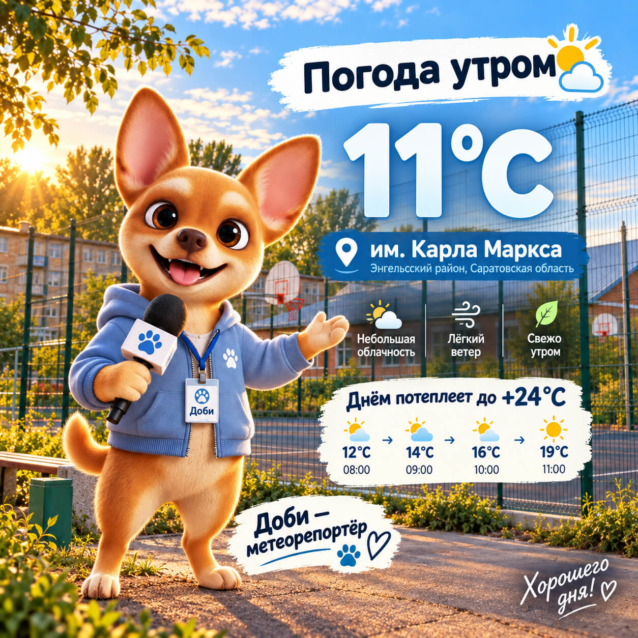 Погода с Доби