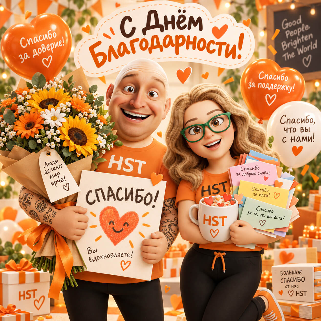 Сегодня официально можно раздавать «спасибо» направо и налево