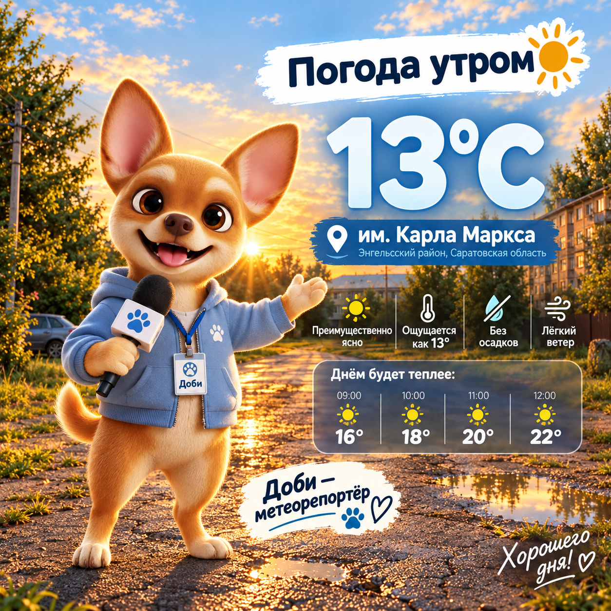 Погода с Доби