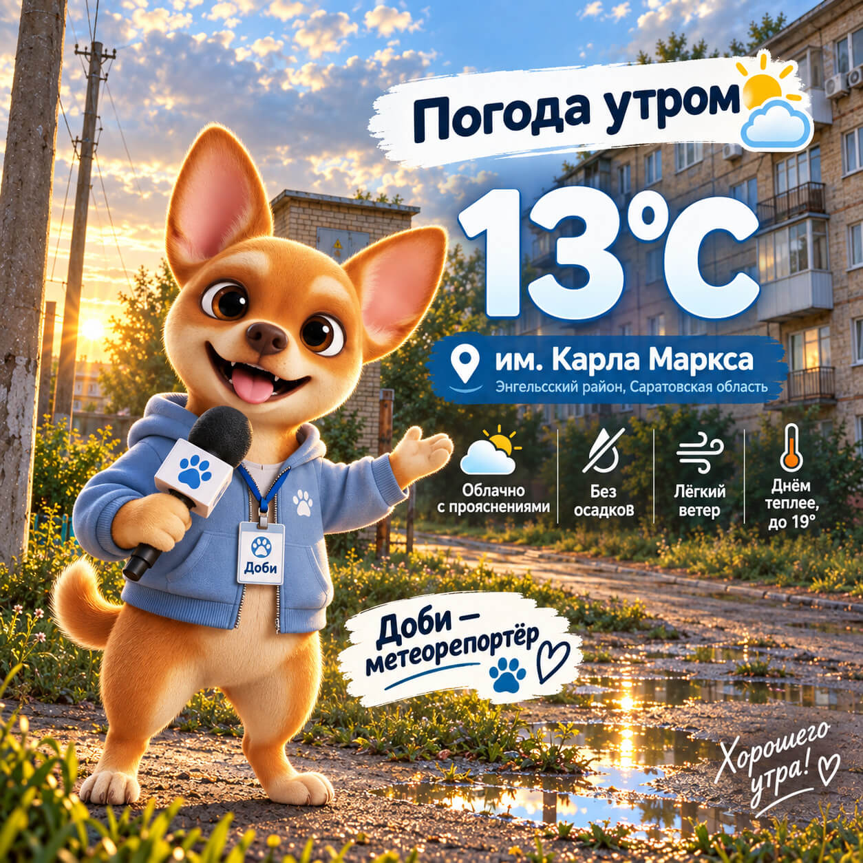 Погода с Доби
