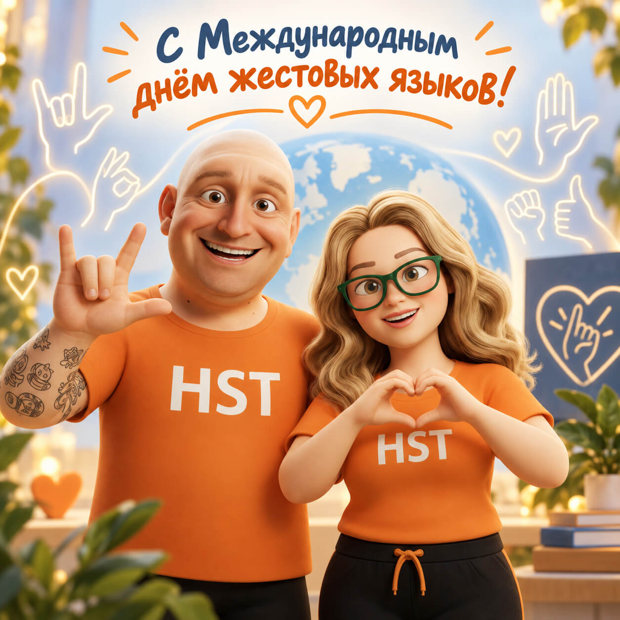 С Международным днём жестовых языков