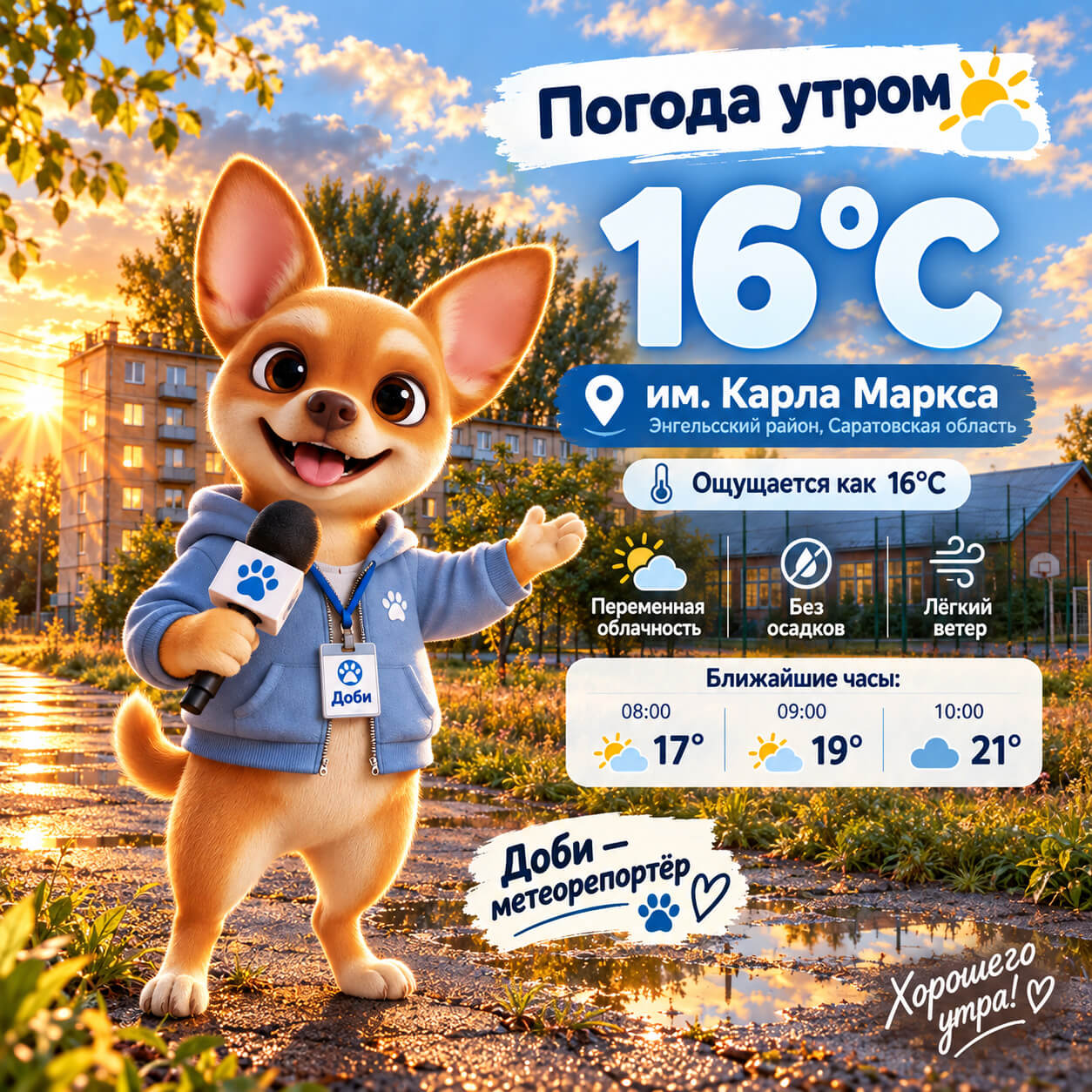 Погода с Доби