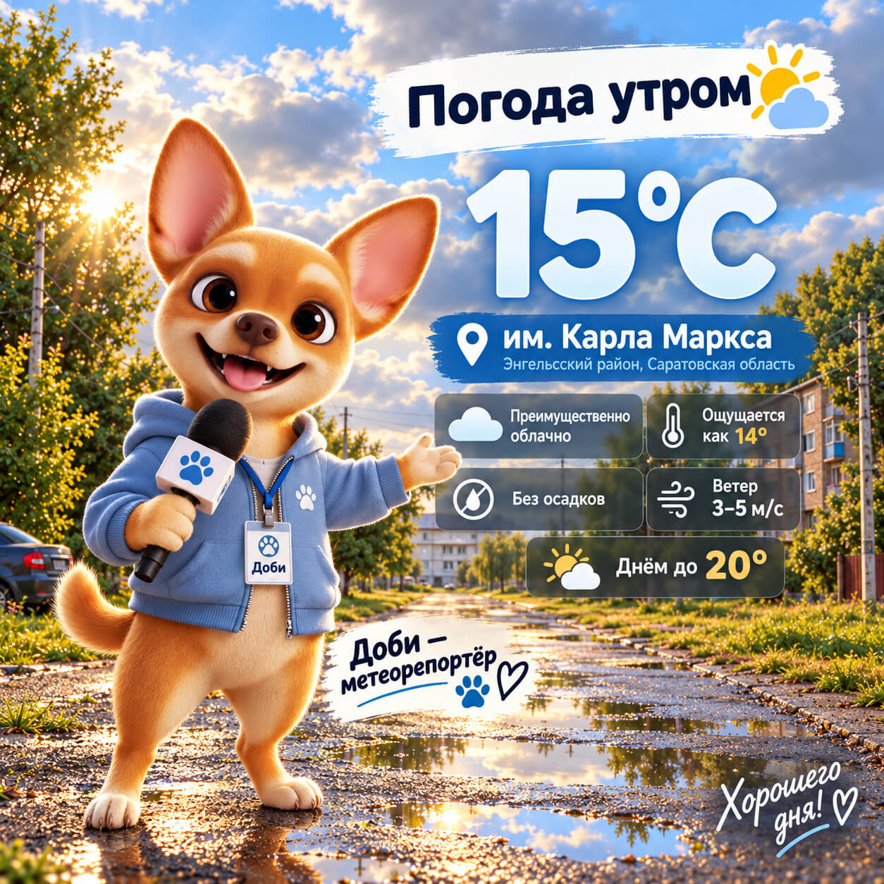 Погода с Доби