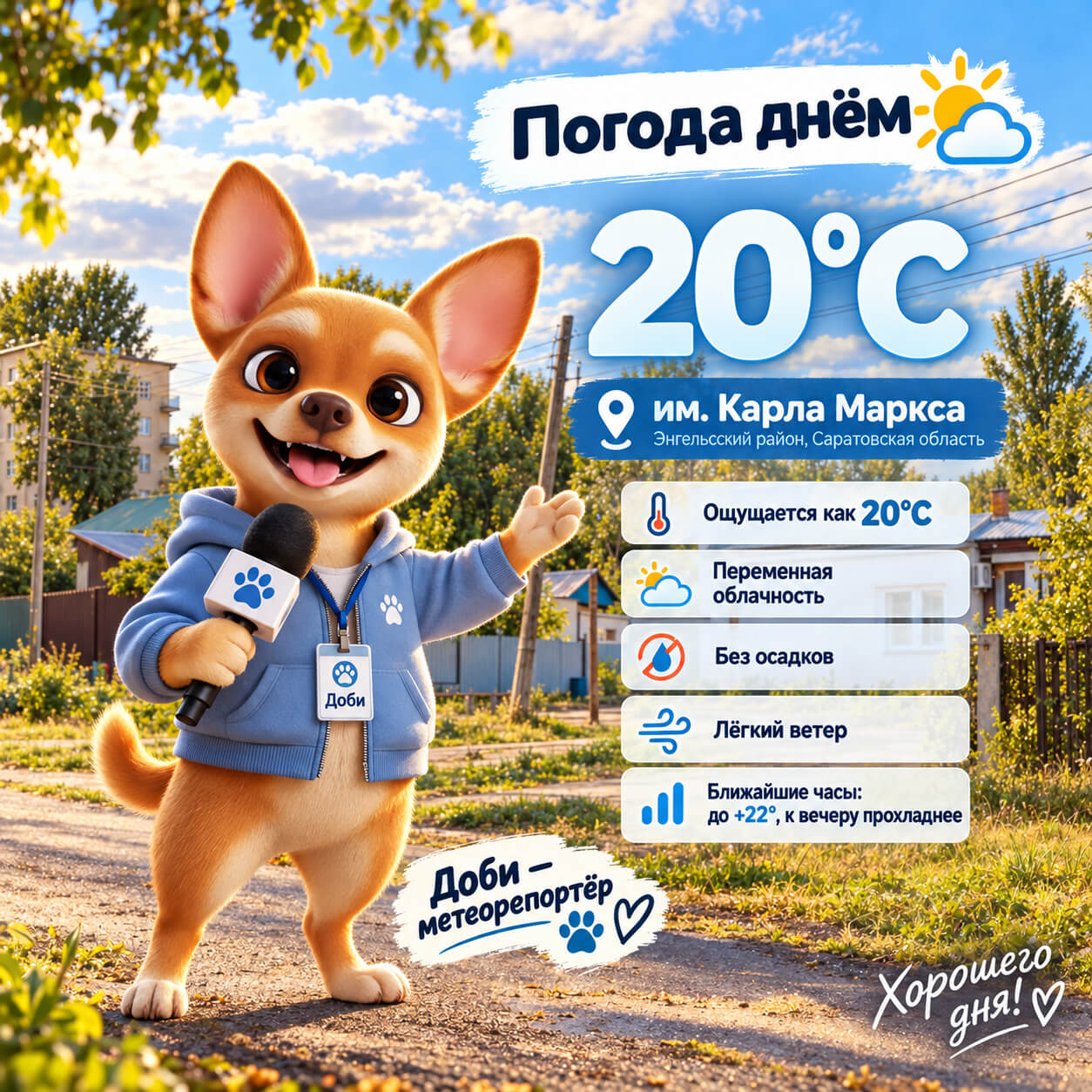 Погода с Доби