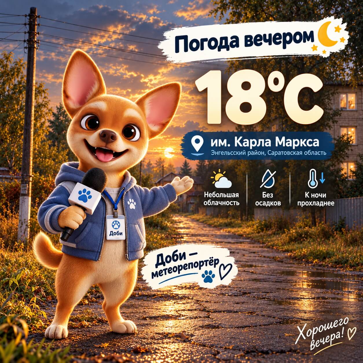Погода с Доби