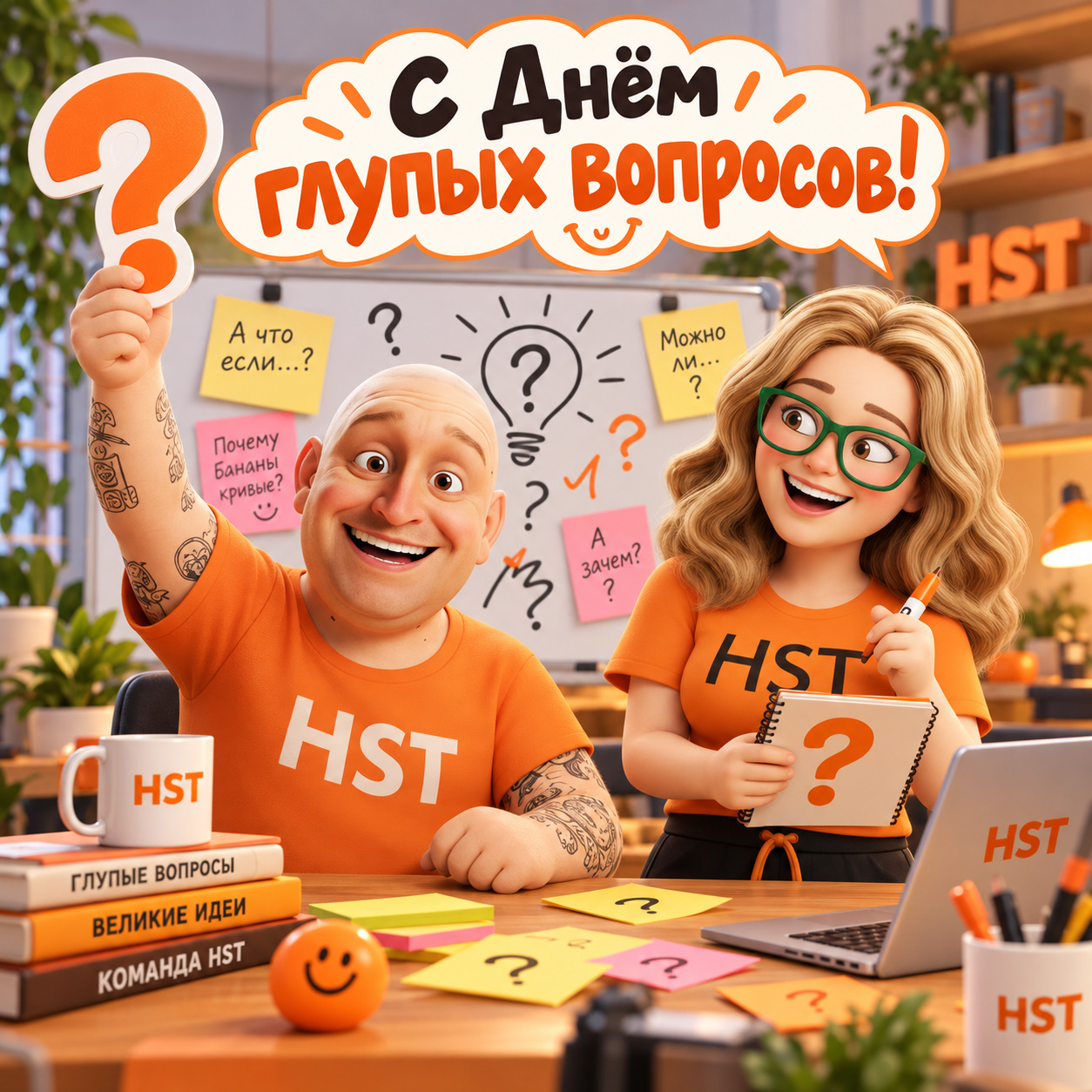 С Днём глупых вопросов