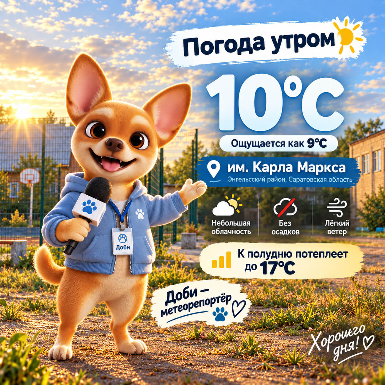 Погода с Доби