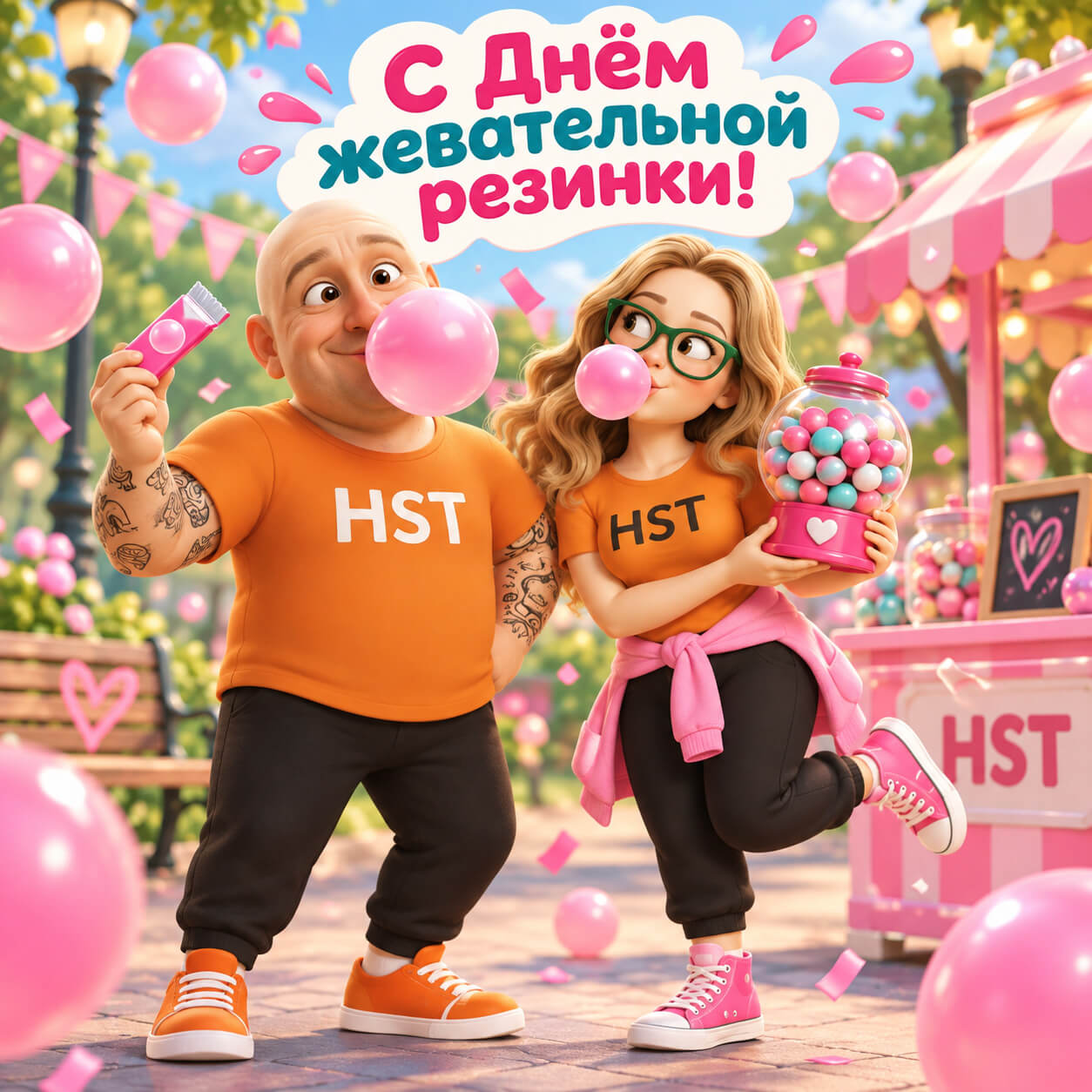 С Днём жевательной резинки