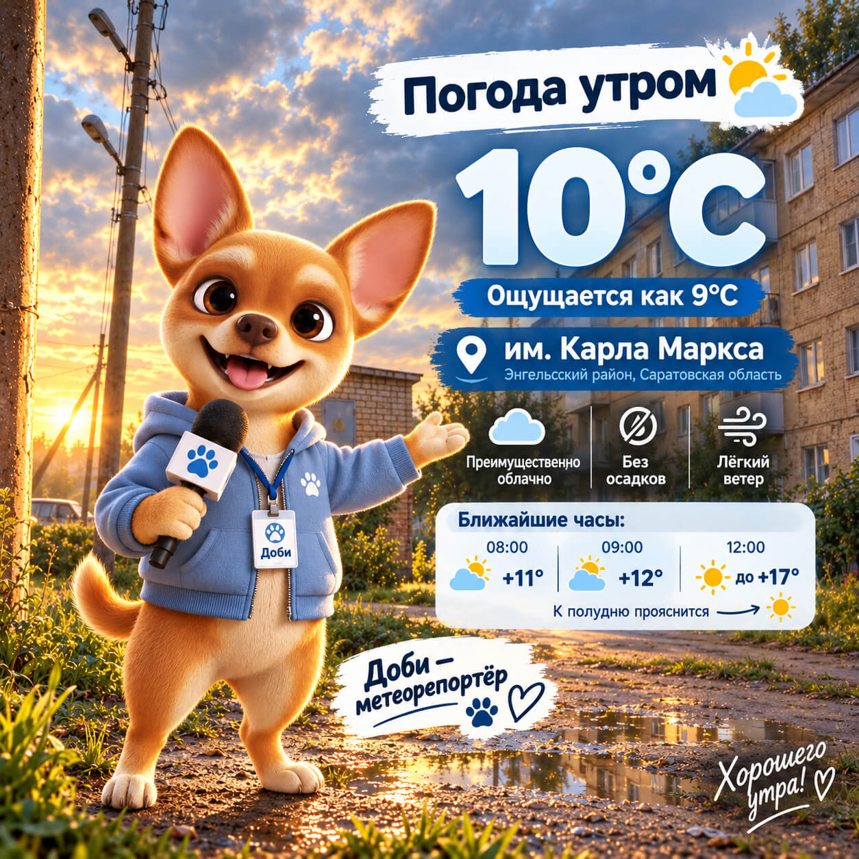 Погода с Доби
