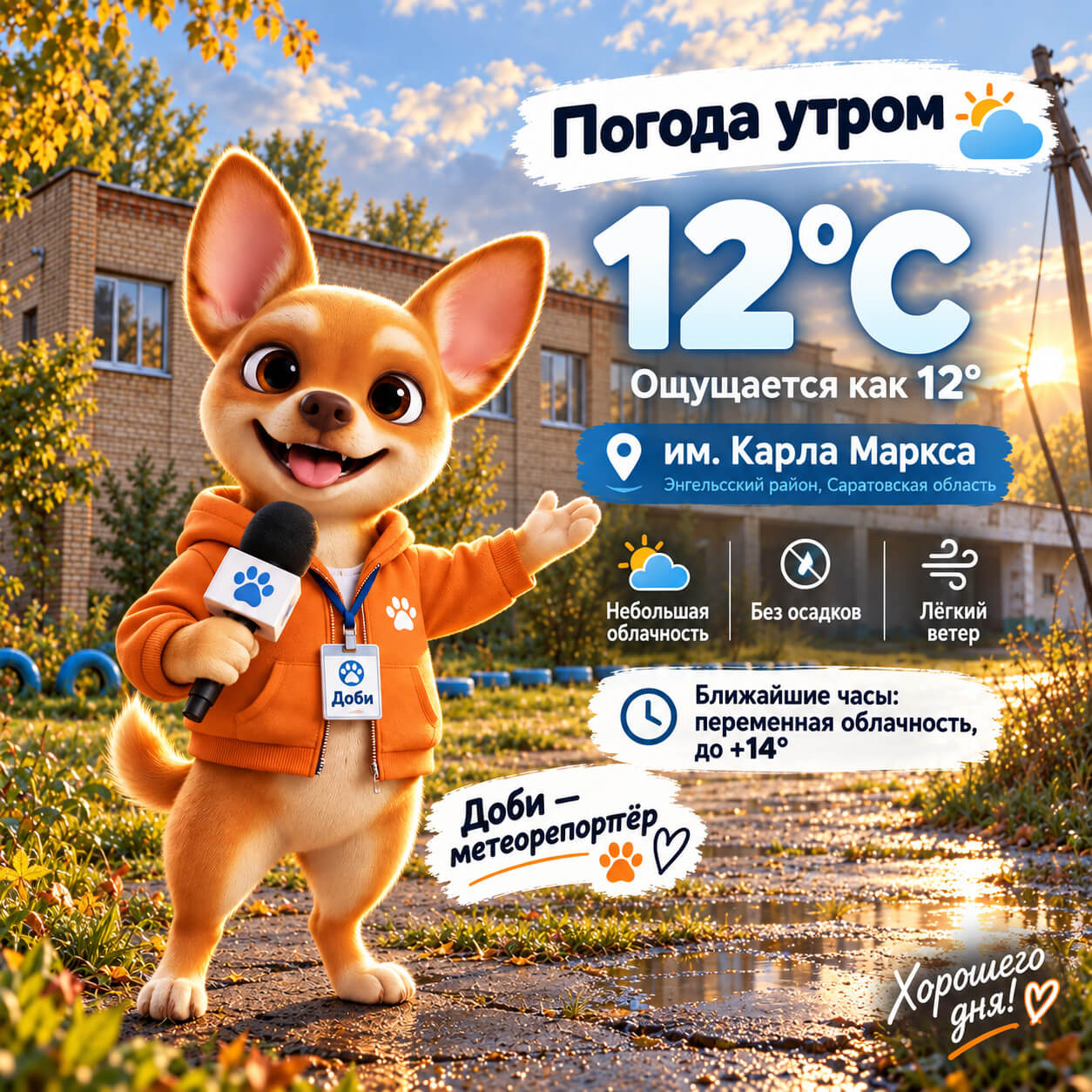 Погода с Доби