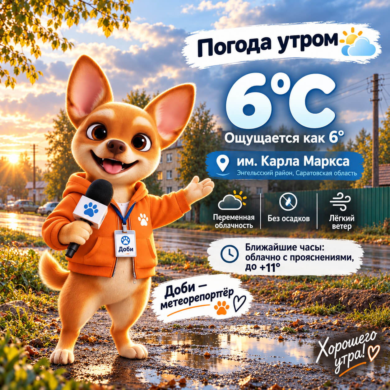 Погода с Доби