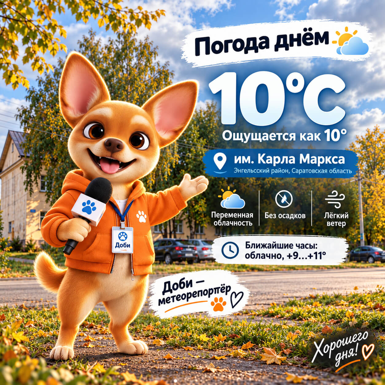 Погода с Доби
