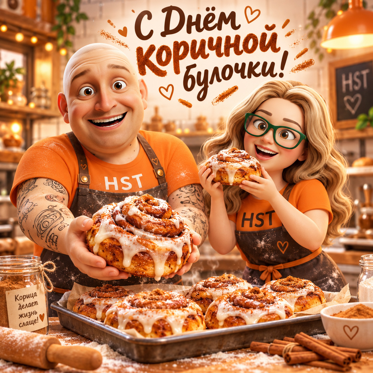 Сегодня законно пахнет корицей
