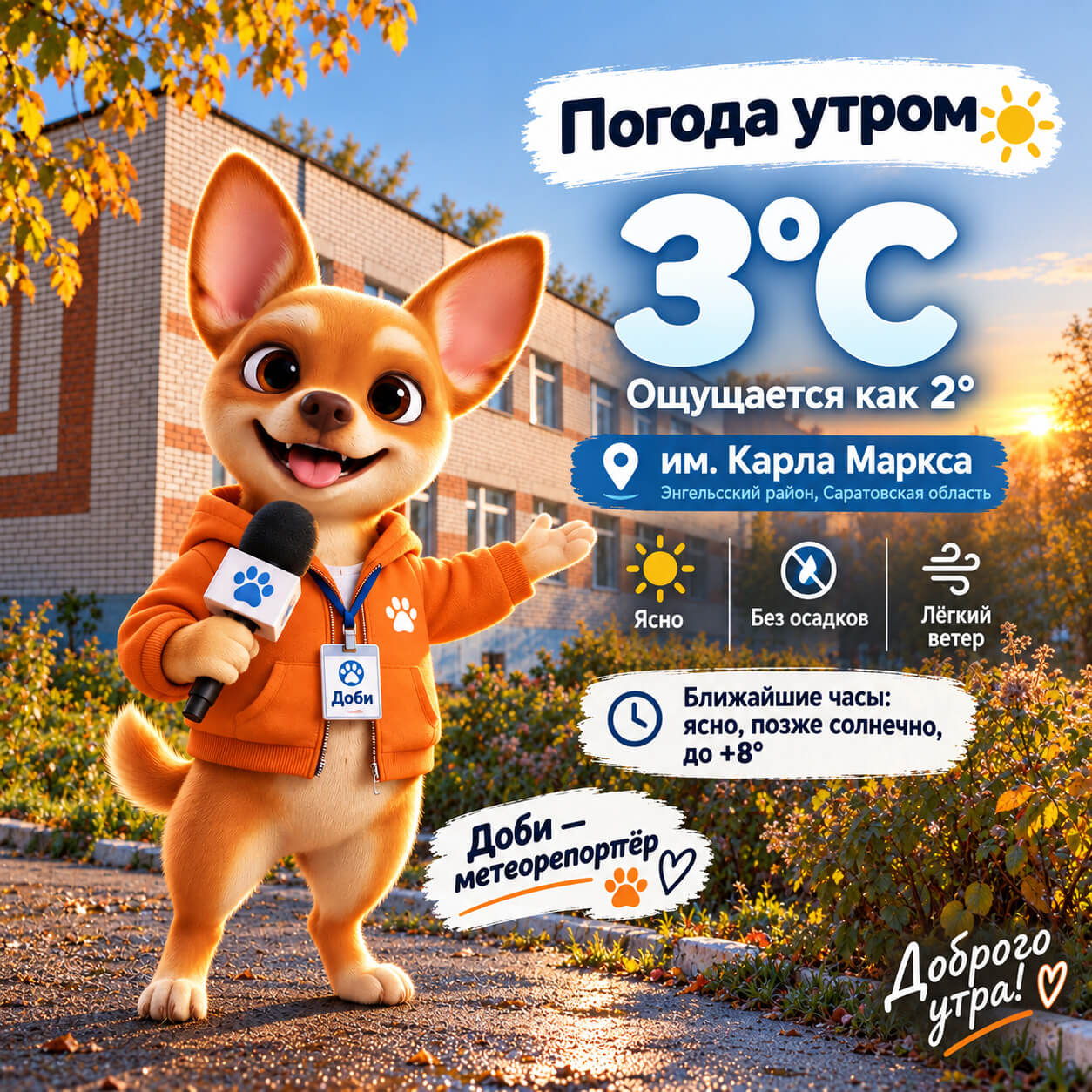Погода с Доби