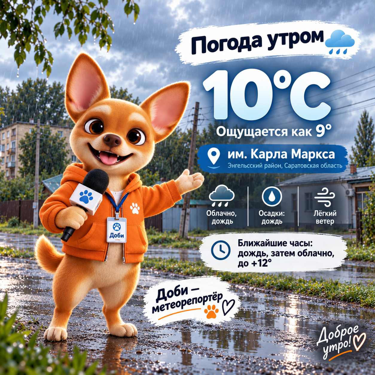 Погода с Доби
