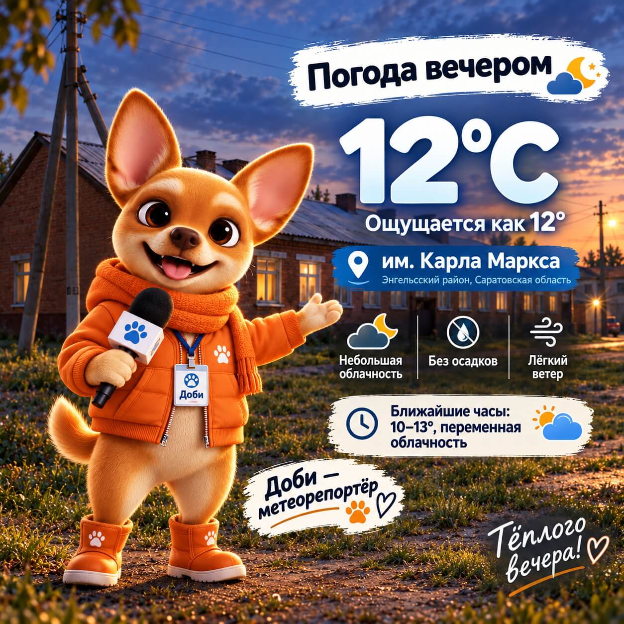 Погода с Доби