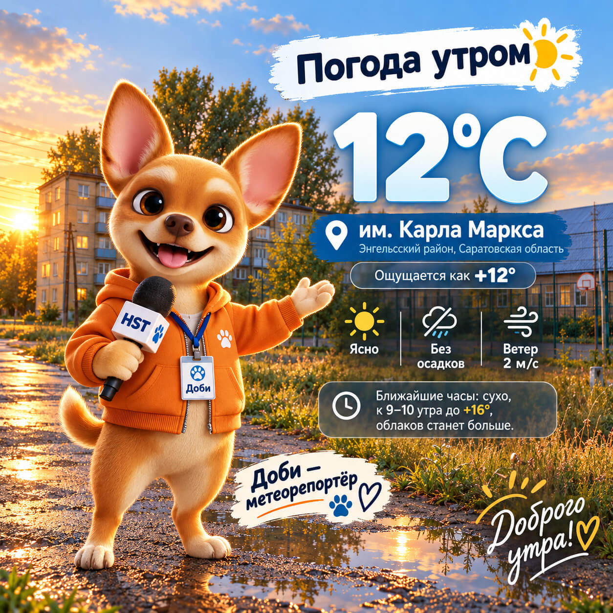 Погода с Доби
