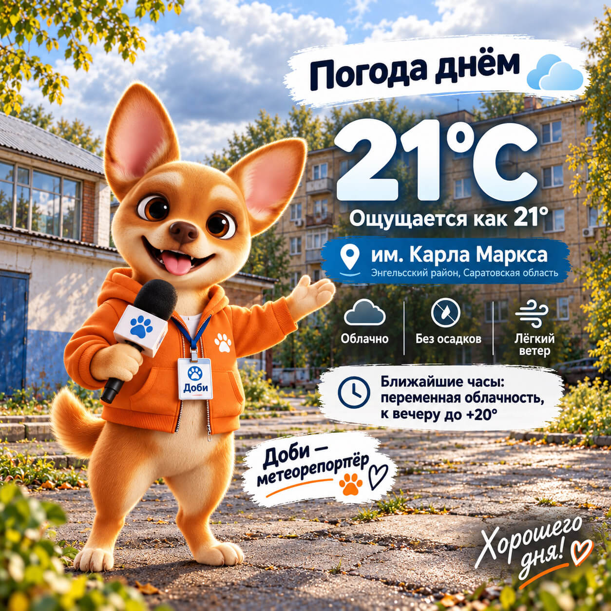 Погода с Доби
