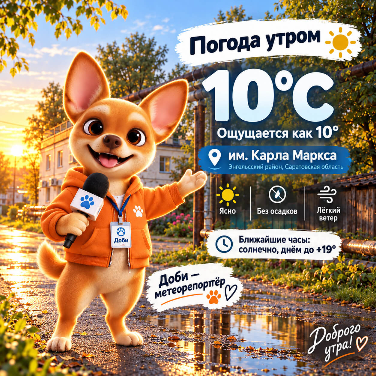 Погода с Доби