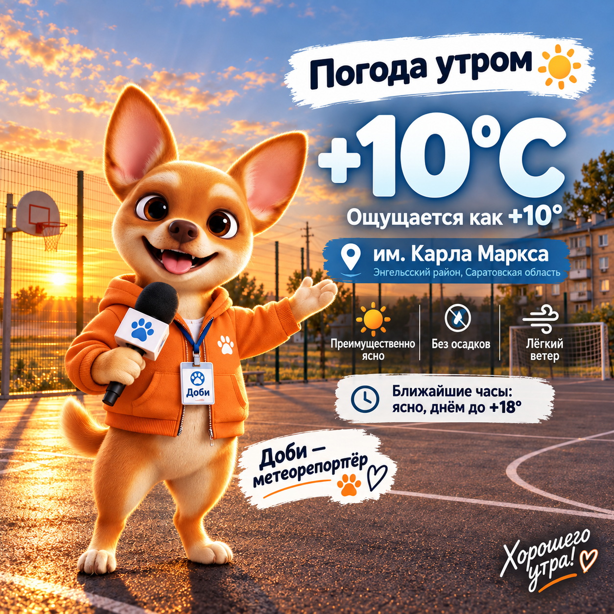 Погода с Доби