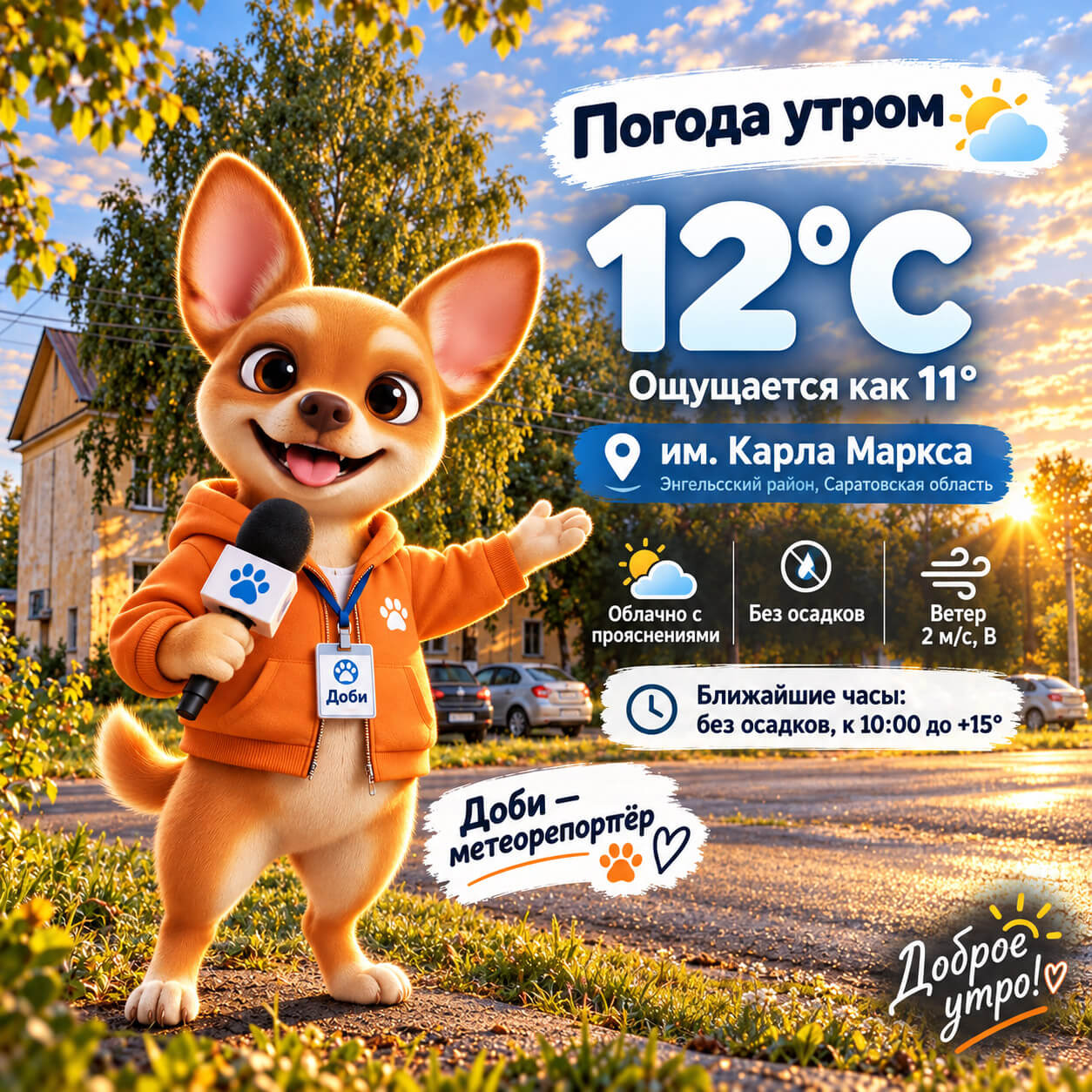 Погода с Доби