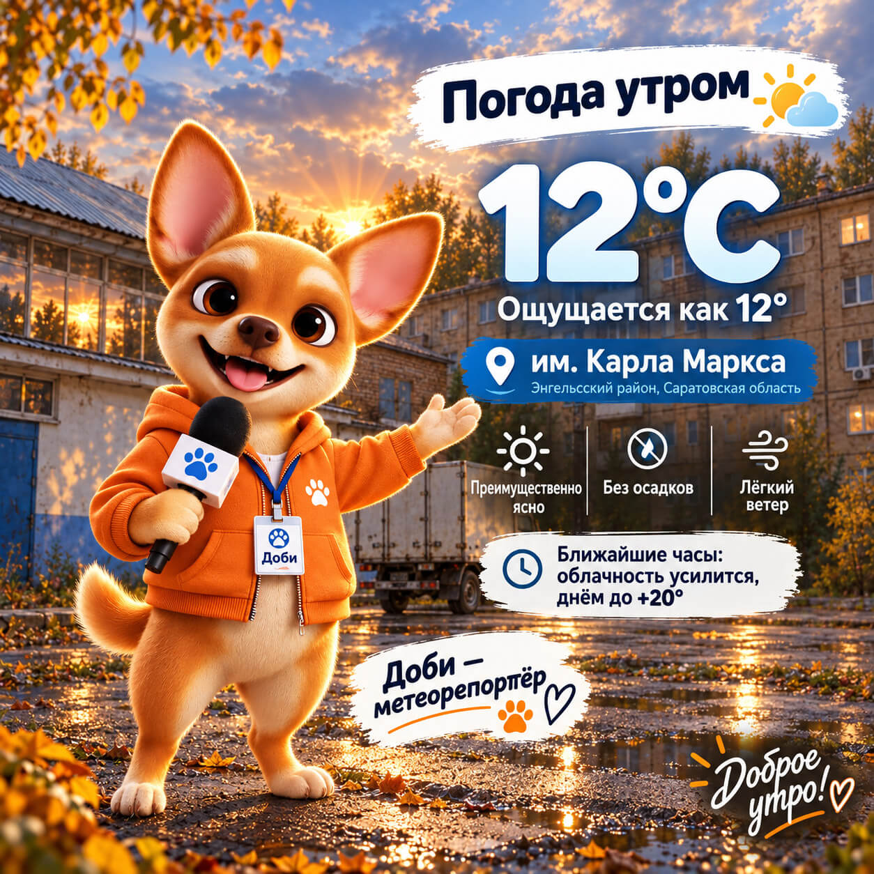 Погода с Доби