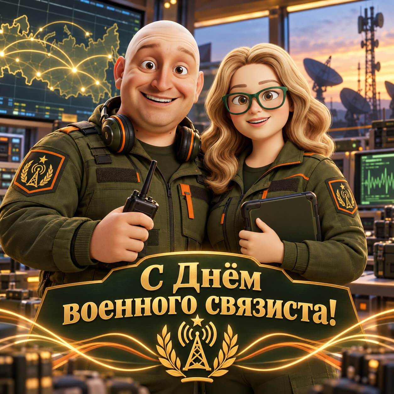 С Днём военного связиста