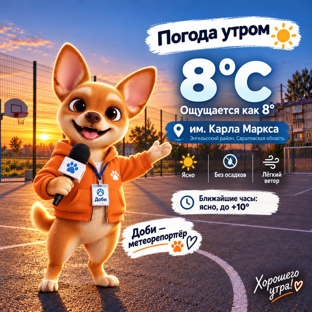 Погода с Доби