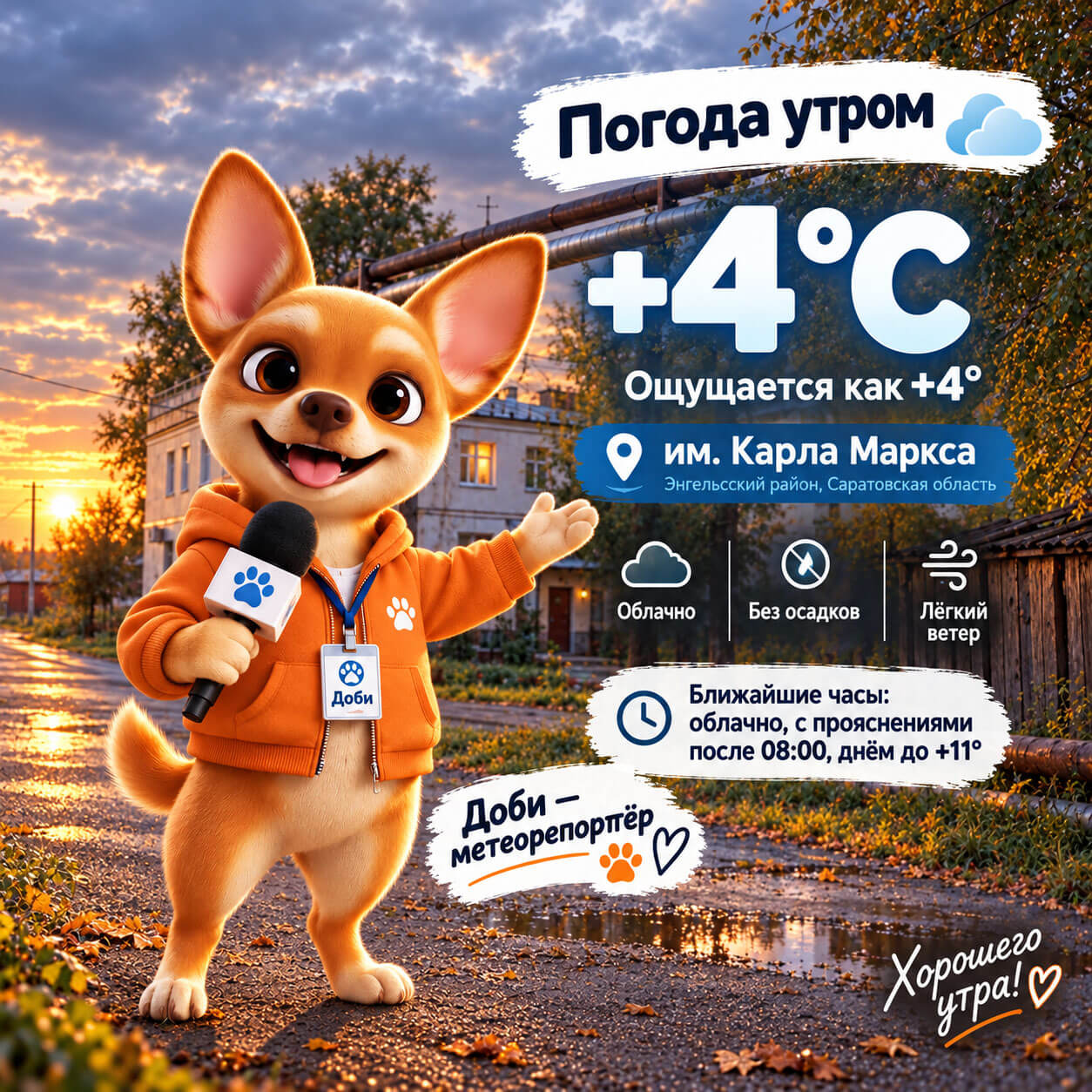 Погода с Доби