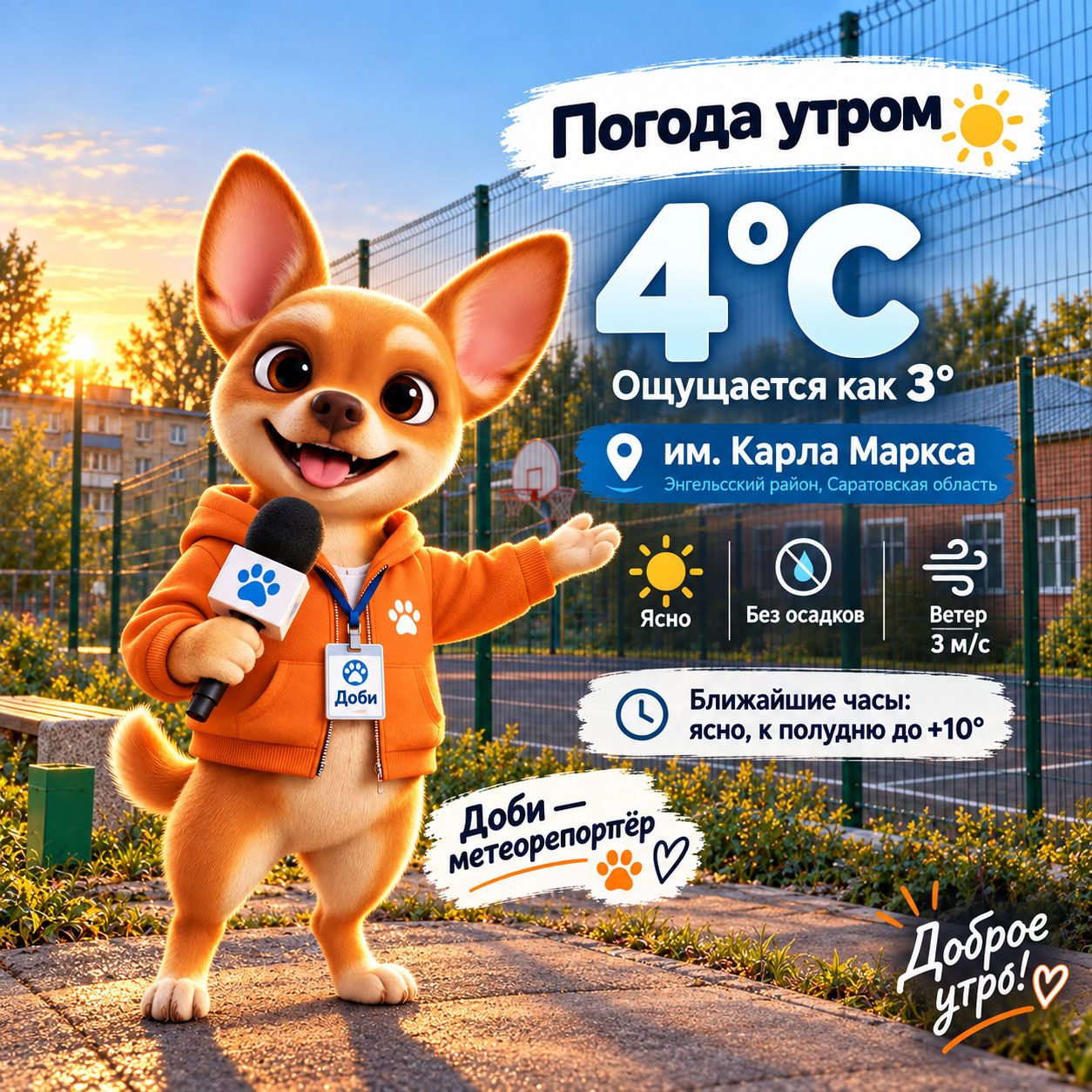 Погода с Доби