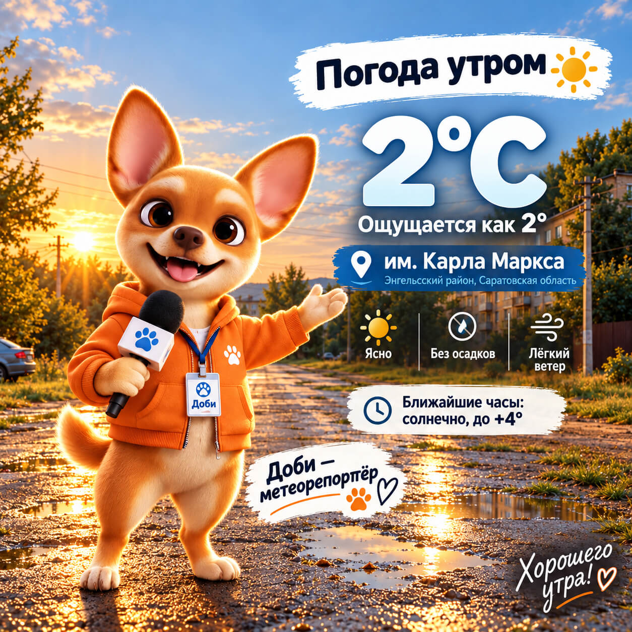 Погода с Доби