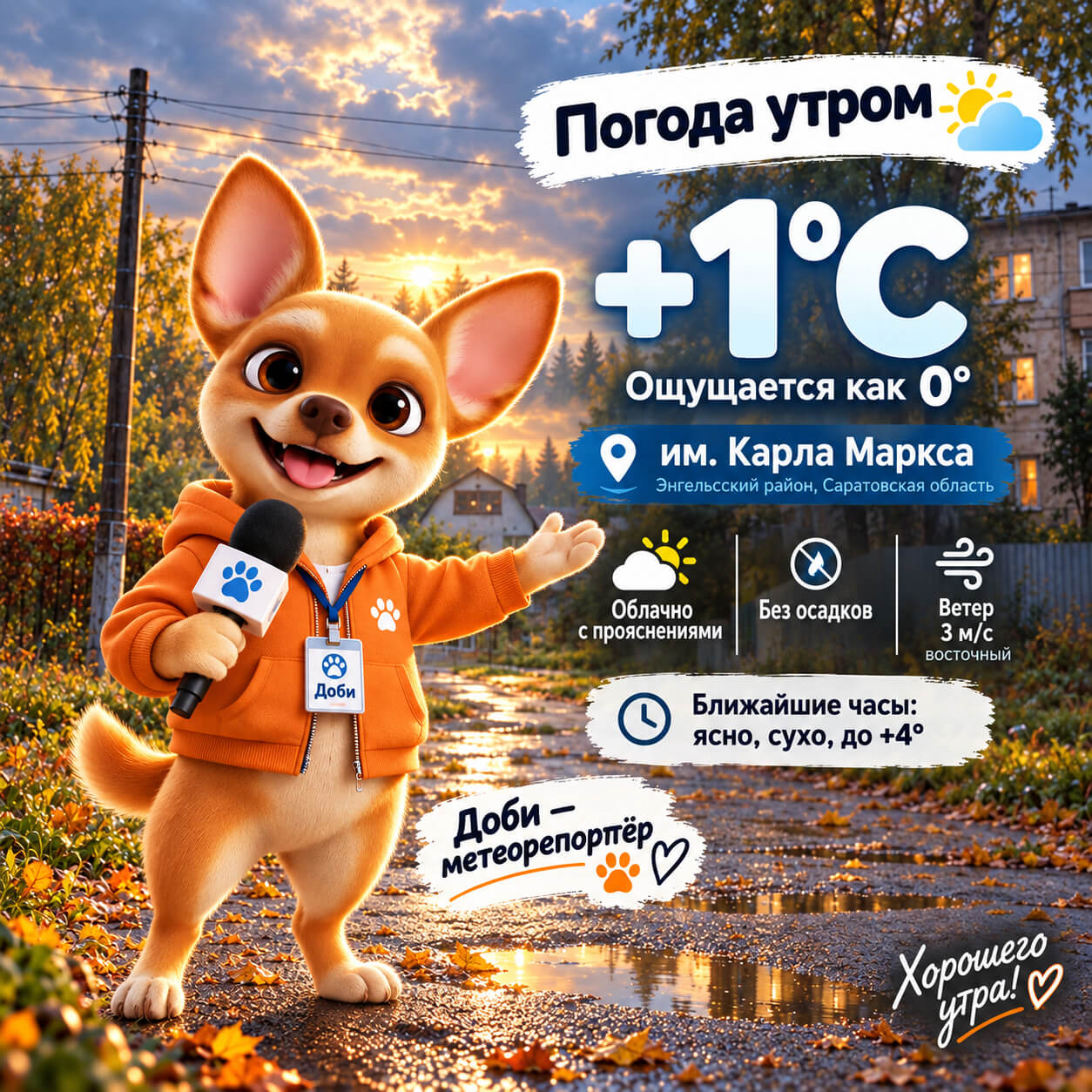 Погода с Доби