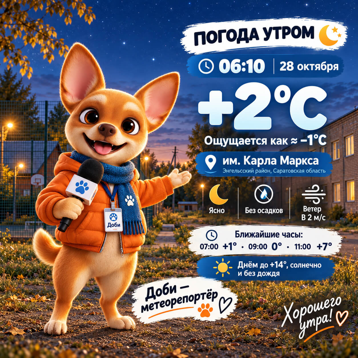 Погода с Доби