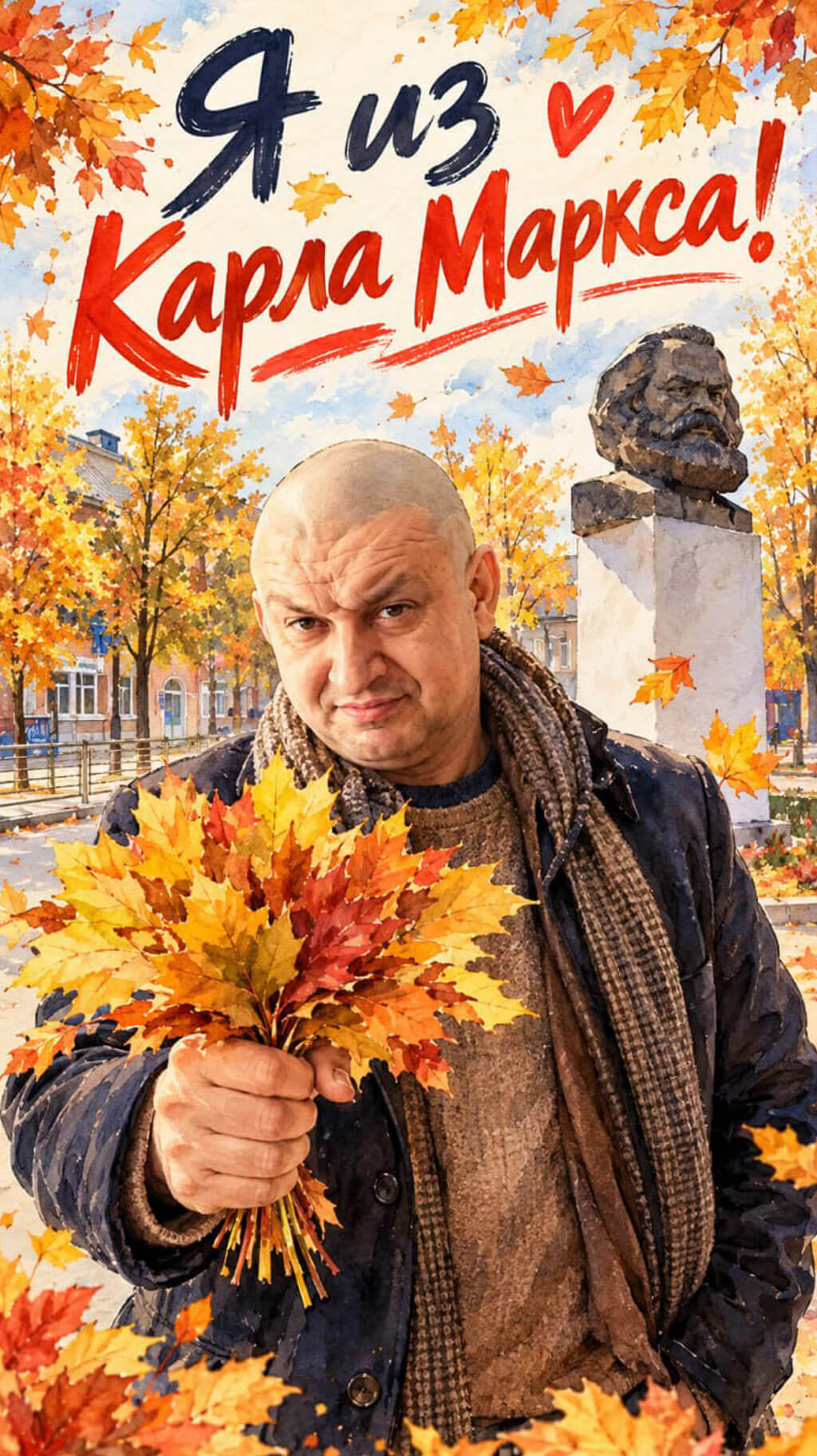 Пример открытки Я из России