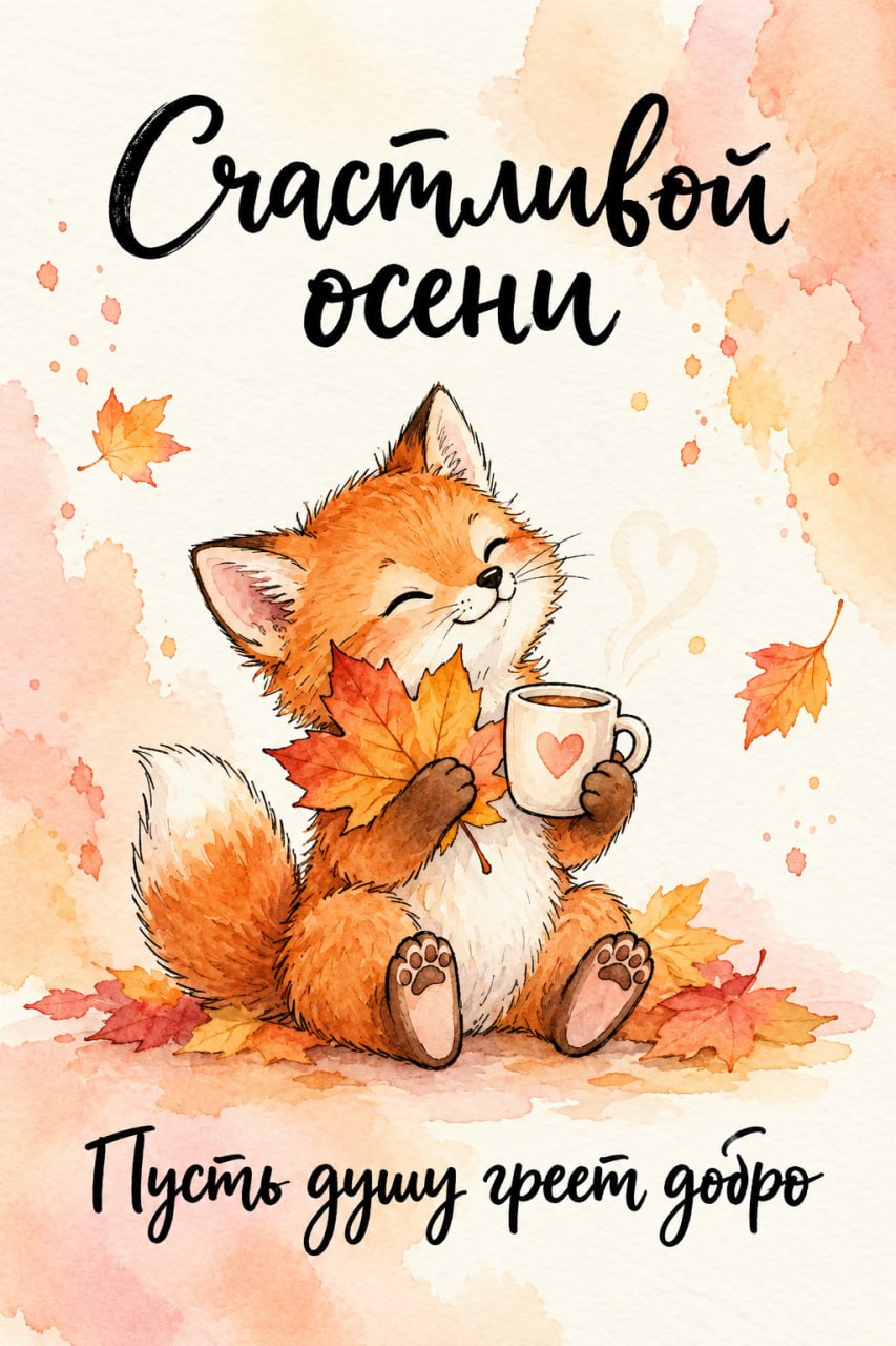 Осенние открыточки для любимых! — открытка 1, 15 сентября 2026, HST AI