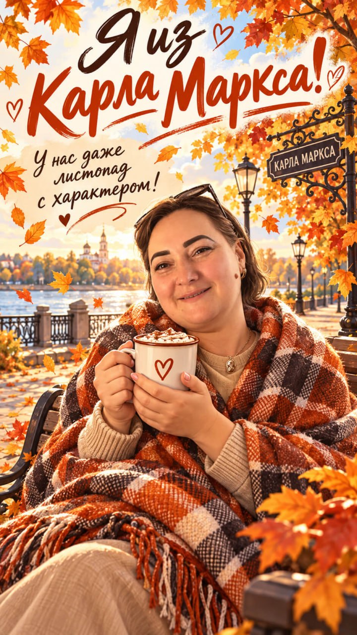 Я из Карла Маркса! — открытка 1, 29 сентября 2026, HST AI