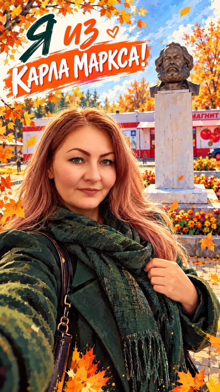 Я из Карла Маркса! — открытка 2, 3 октября 2026, HST AI