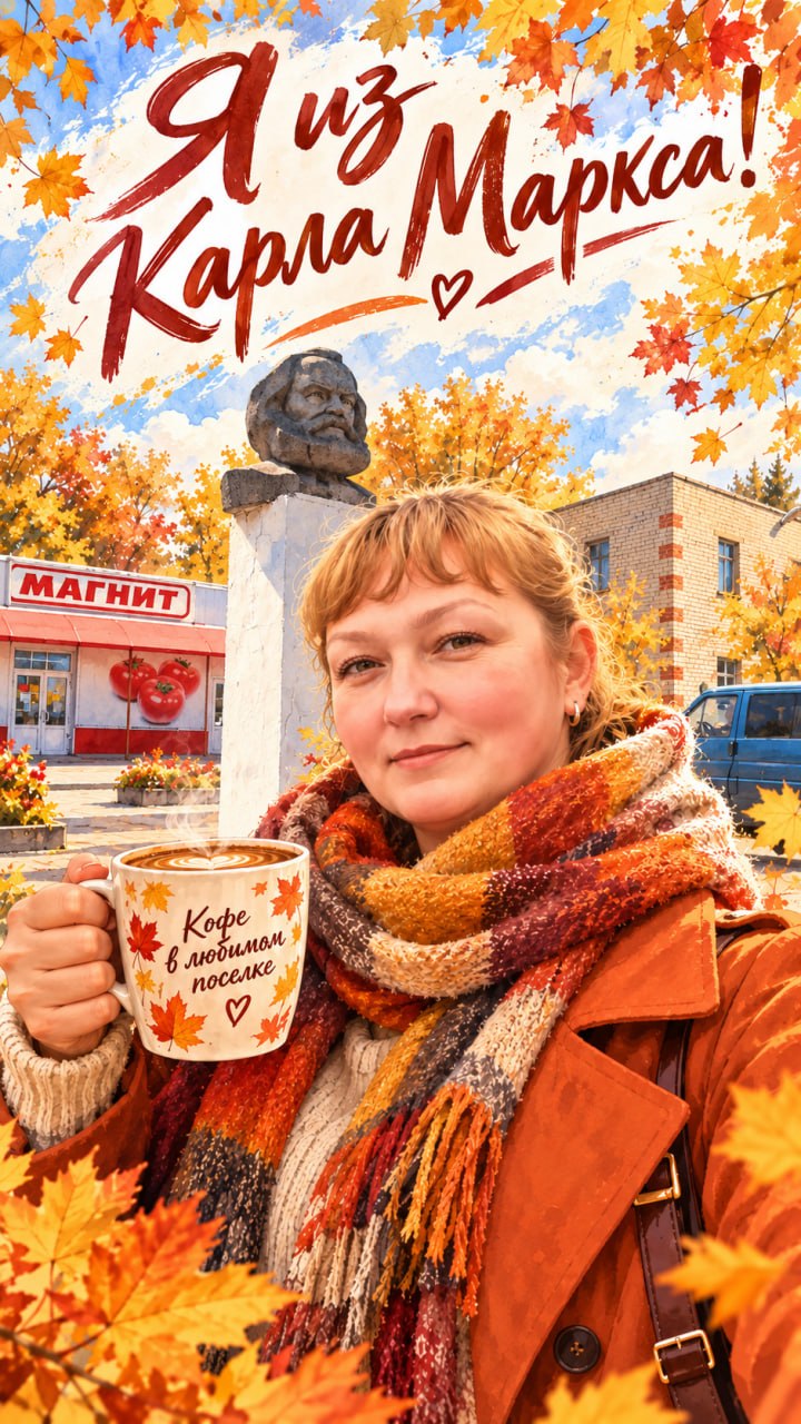 Я из Карла Маркса! — открытка 2, 5 октября 2026, HST AI