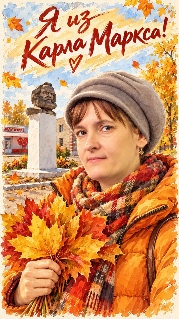 Я из Карла Маркса! — открытка 4, 5 октября 2026, HST AI