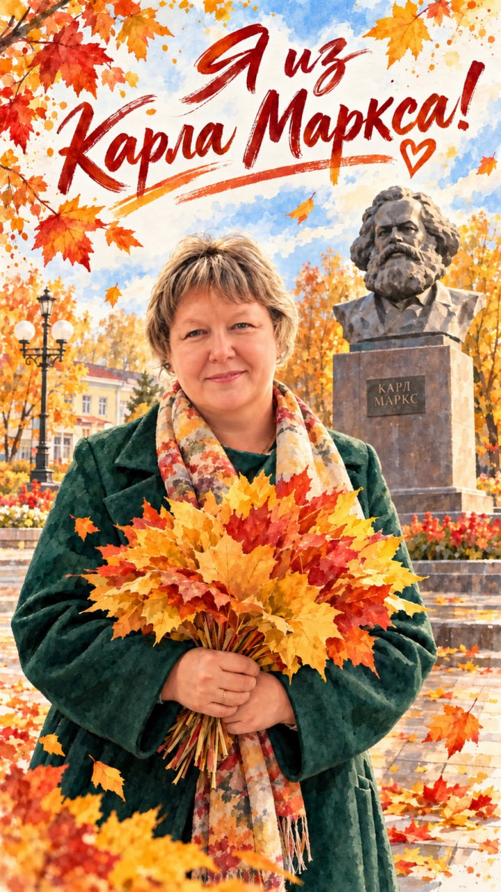 Я из Карла Маркса! — открытка 1, 7 октября 2026, HST AI