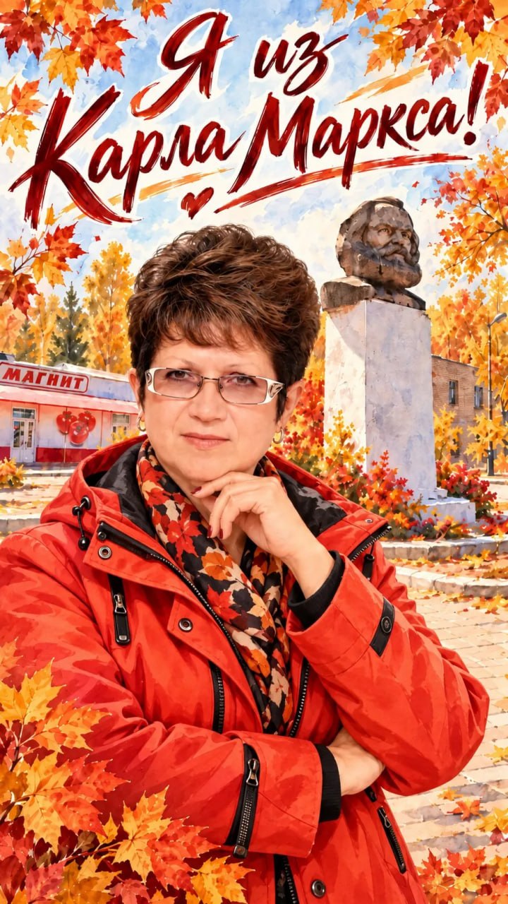 Я из Карла Маркса! — открытка 1, 9 октября 2026, HST AI