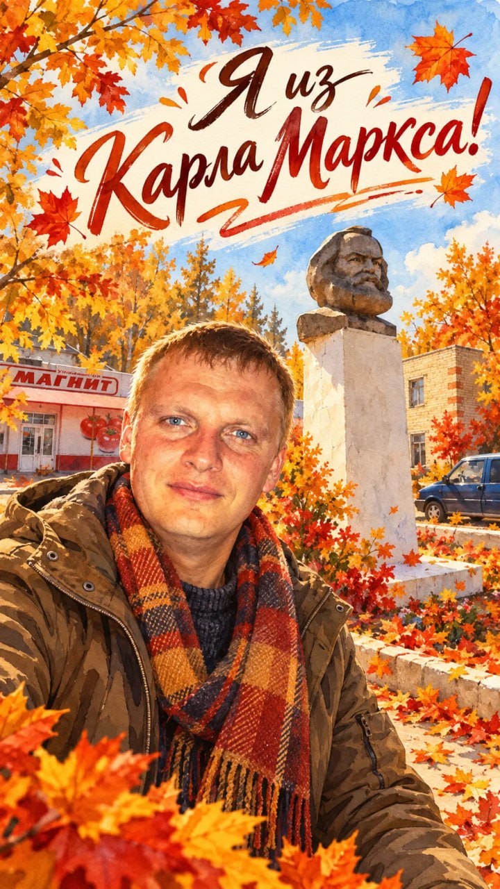 Я из Карла Маркса! — открытка 2, 9 октября 2026, HST AI