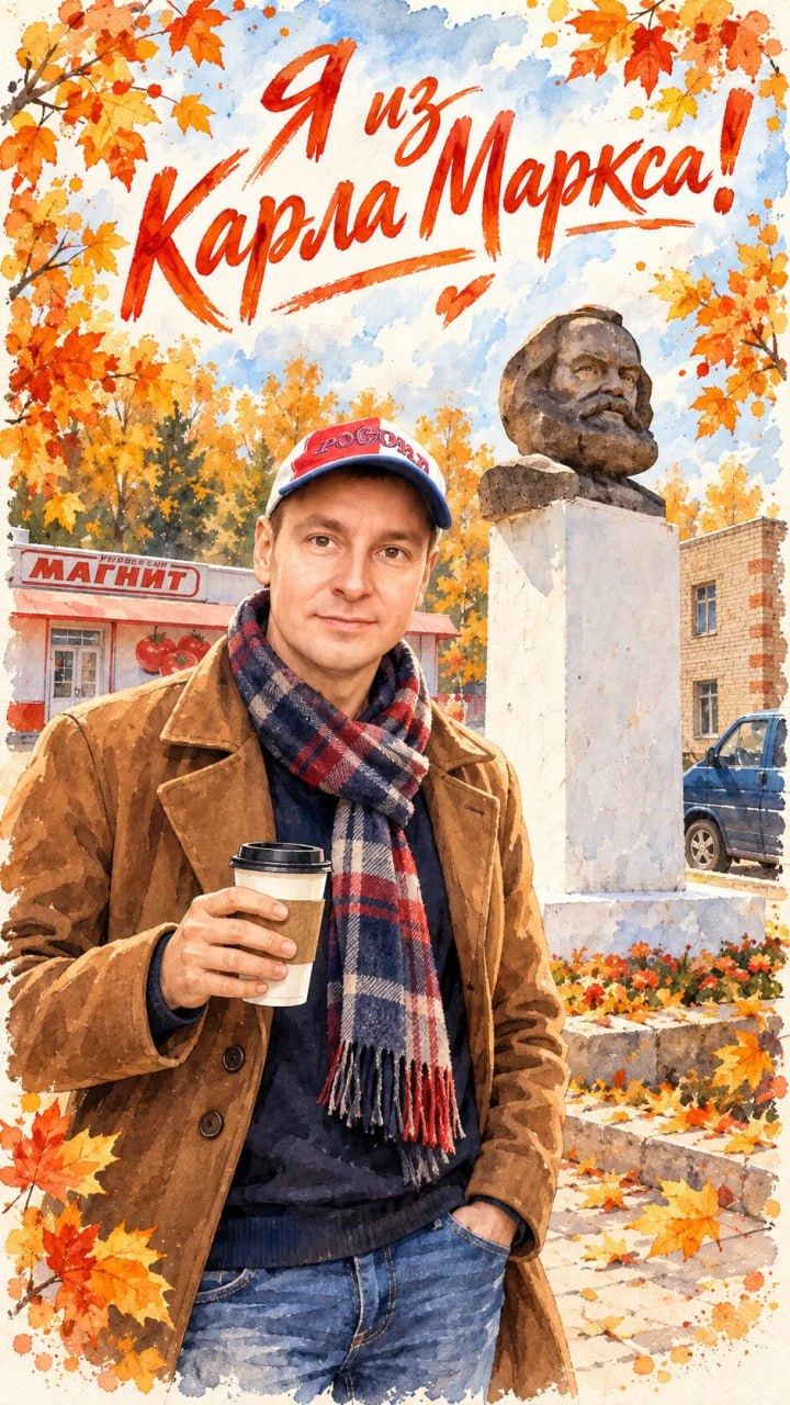 Я из Карла Маркса! — открытка 4, 9 октября 2026, HST AI