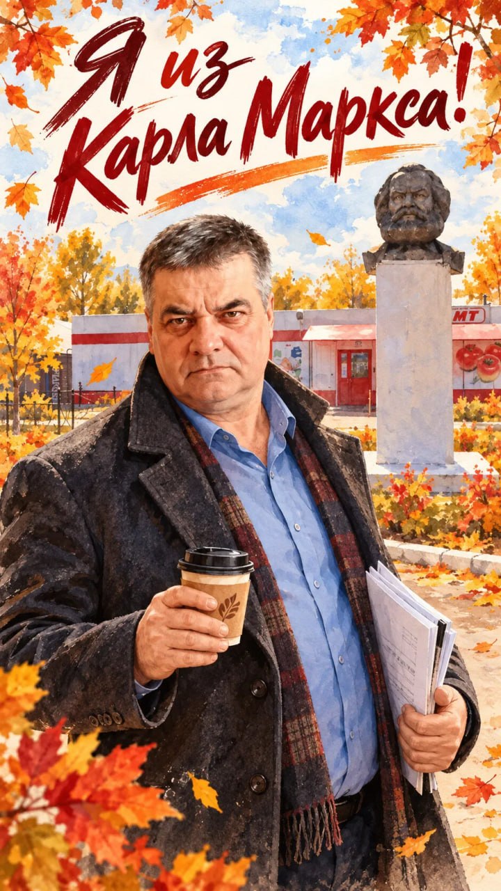 Я из Карла Маркса! — открытка 2, 9 октября 2026, HST AI