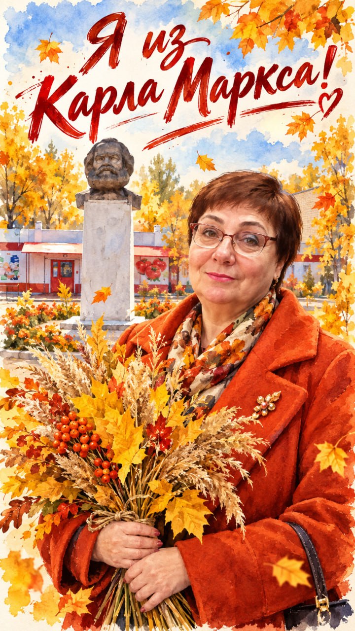 Я из Карла Маркса! — открытка 1, 12 октября 2026, HST AI