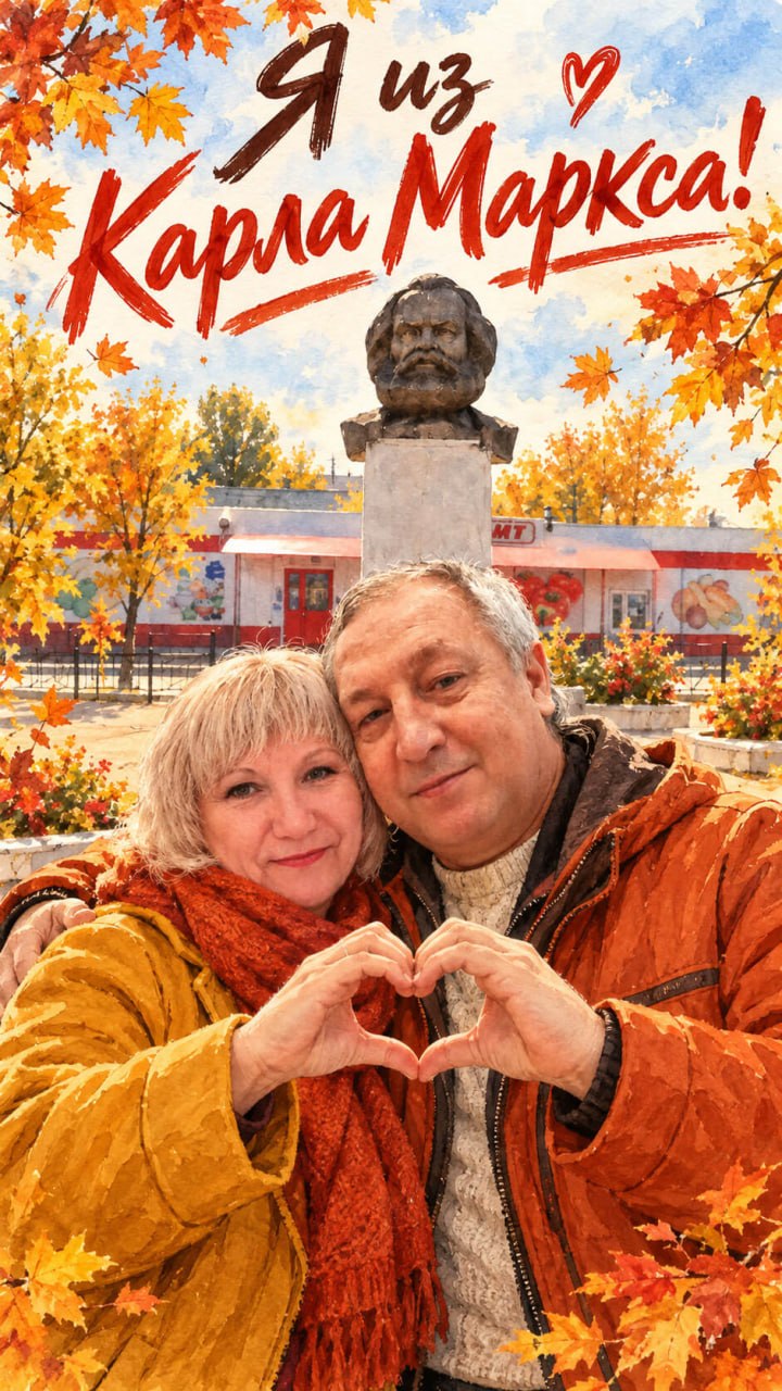Я из Карла Маркса! — открытка 1, 16 октября 2026, HST AI