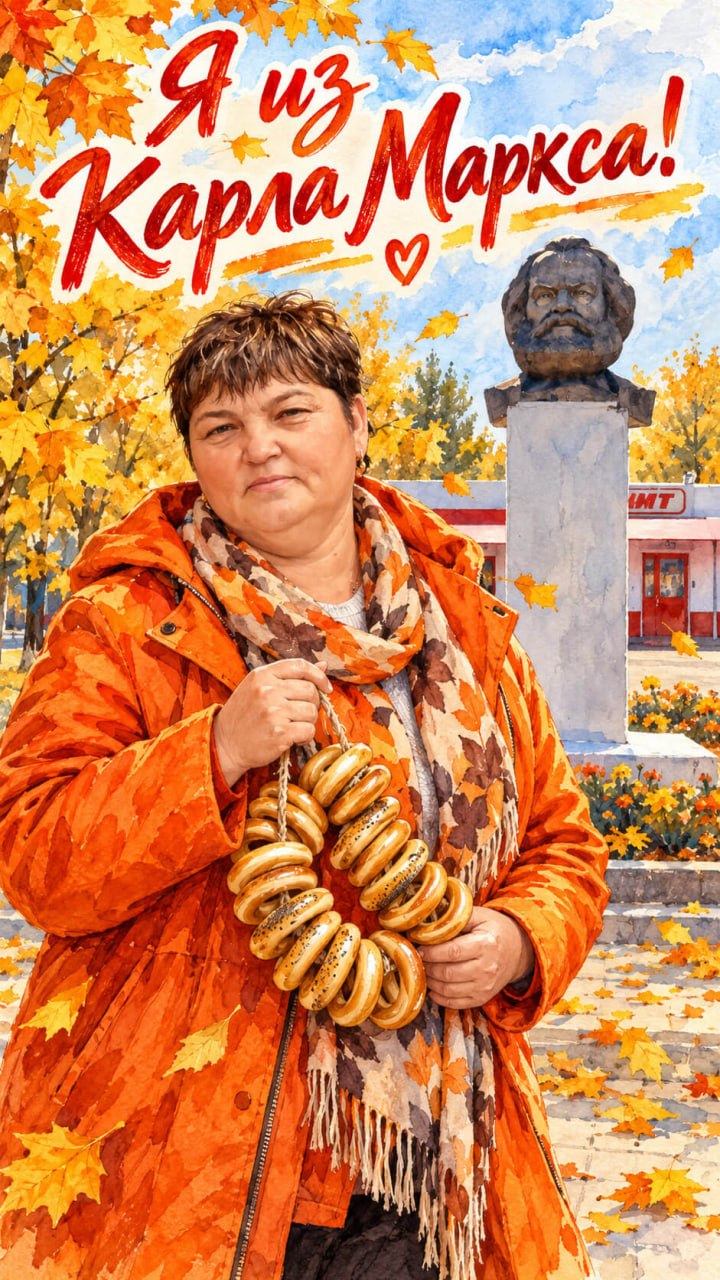 Я из Карла Маркса! — открытка 2, 16 октября 2026, HST AI