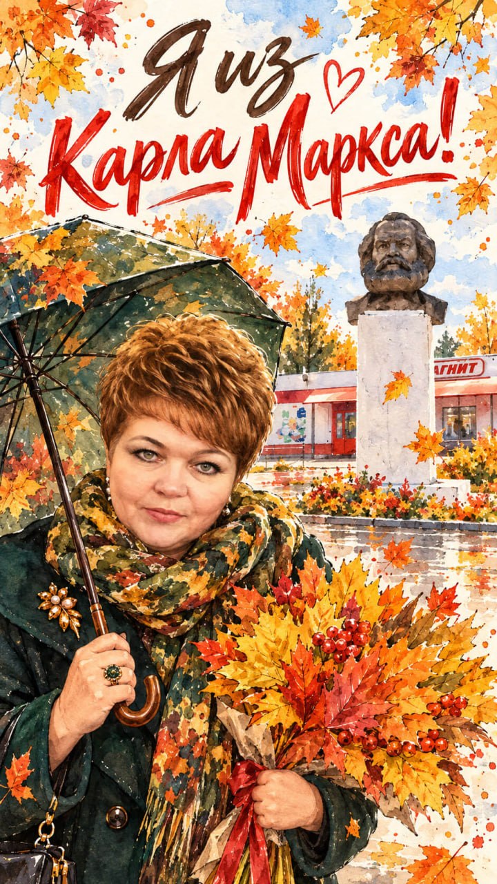 Я из Карла Маркса! — открытка 3, 16 октября 2026, HST AI