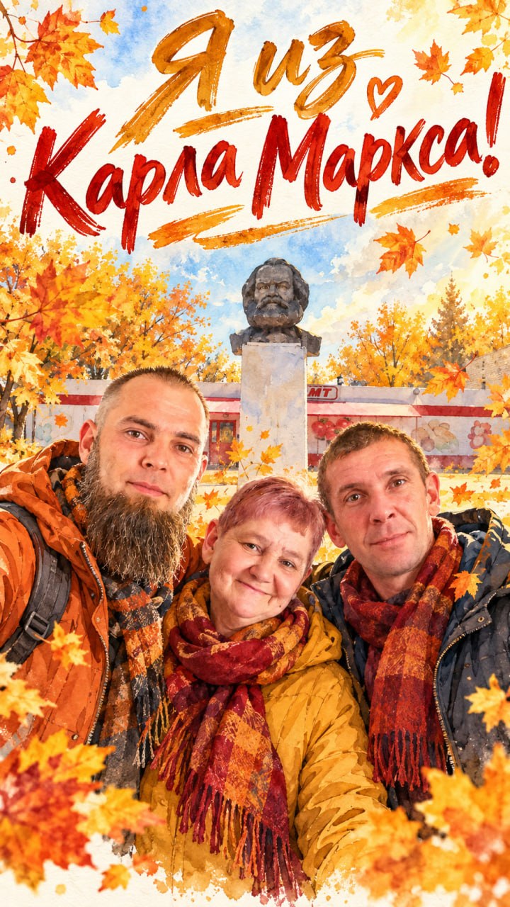 Я из Карла Маркса! — открытка 3, 16 октября 2026, HST AI